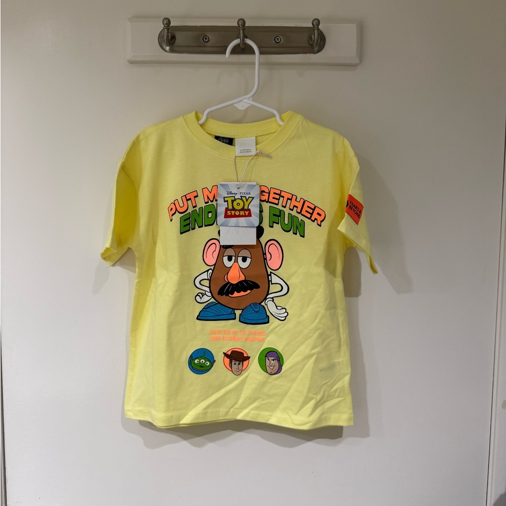 Zara Toy Story Mr. Potato Head Tee 6 Years NWT